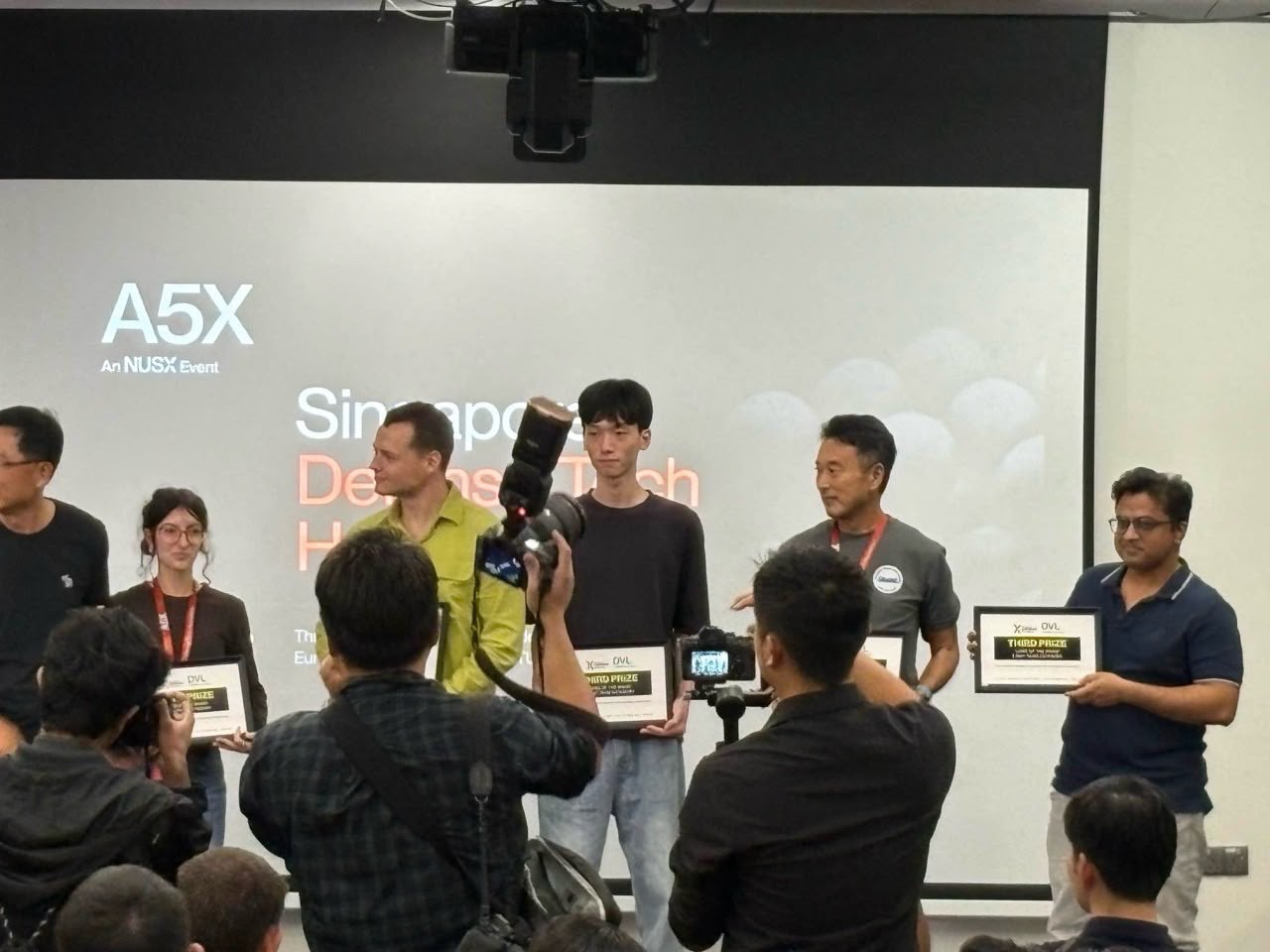 Phylax receiving third prize